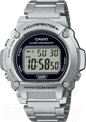 Часы наручные мужские Casio W-219HD-1A от компании Бесплатная доставка по Беларуси - фото 1