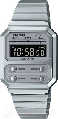 Часы наручные унисекс Casio A-100WE-7B от компании Бесплатная доставка по Беларуси - фото 1