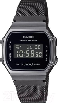 Часы наручные унисекс Casio A-168WEMB-1B от компании Бесплатная доставка по Беларуси - фото 1