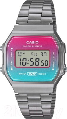 Часы наручные унисекс Casio A-168WERB-2A от компании Бесплатная доставка по Беларуси - фото 1