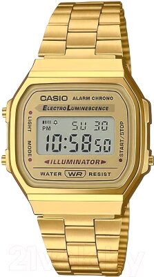 Часы наручные унисекс Casio A-168WG-9W от компании Бесплатная доставка по Беларуси - фото 1