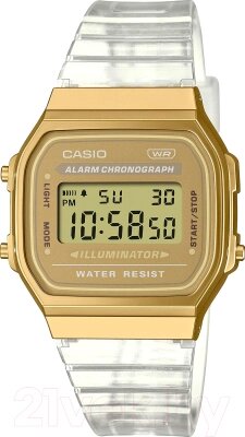 Часы наручные унисекс Casio A-168XESG-9A от компании Бесплатная доставка по Беларуси - фото 1