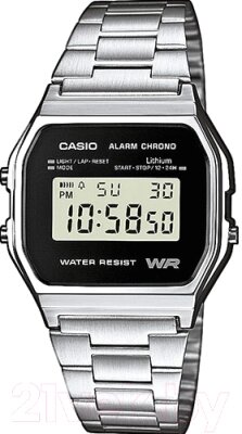 Часы наручные унисекс Casio A158WEA-1EF от компании Бесплатная доставка по Беларуси - фото 1