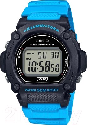 Часы наручные унисекс Casio W-219H-2A2 от компании Бесплатная доставка по Беларуси - фото 1