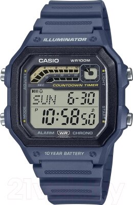 Часы наручные унисекс Casio WS-1600H-2A от компании Бесплатная доставка по Беларуси - фото 1