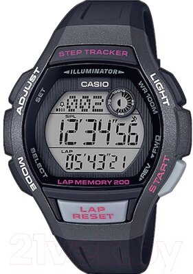 Часы наручные женские Casio LWS-2000H-1AVEF от компании Бесплатная доставка по Беларуси - фото 1