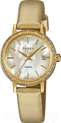 Часы наручные женские Casio SHE-4060GL-9A от компании Бесплатная доставка по Беларуси - фото 1