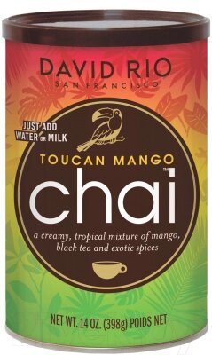 Чай растворимый David Rio Toucan Mango Chai от компании Бесплатная доставка по Беларуси - фото 1