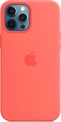 Чехол-накладка Apple Case With MagSafe для iPhone 12 Pro Max Pink Citrus / MHL93