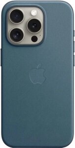 Чехол-накладка Apple FineWoven Case w/MagSafe для iPhone 15 Pro Pac. Blue / MT4Q3FE/A