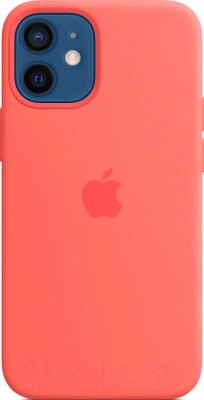 Чехол-накладка Apple Silicone Case With MagSafe для iPhone 12 Mini Pink Citrus/MHKP3 от компании Бесплатная доставка по Беларуси - фото 1