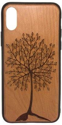 Чехол-накладка Case Wood для iPhone X