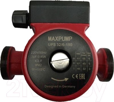 Циркуляционный насос Maxpump UPS 32/6-180 от компании Бесплатная доставка по Беларуси - фото 1