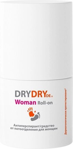Дезодорант шариковый Dry Dry Woman для нормального и обильного потоотделения
