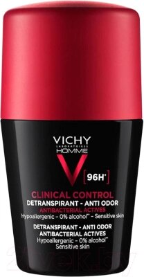 Дезодорант шариковый Vichy Deodorants мужской против избыточного потоотделения 96ч от компании Бесплатная доставка по Беларуси - фото 1