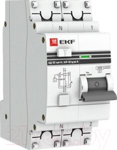 Дифференциальный автомат EKF АД-32-16А-30мА PROxima / DA32-16-30-pro