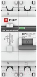 Дифференциальный автомат EKF PROxima АД-32 1P+N 16А/10мА / DA32-16-10-pro от компании Бесплатная доставка по Беларуси - фото 1