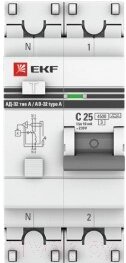 Дифференциальный автомат EKF PROxima АД-32 25/30 2п от компании Бесплатная доставка по Беларуси - фото 1