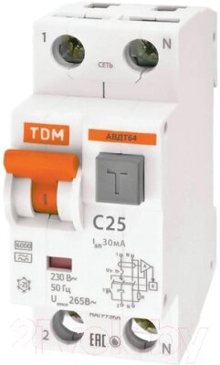 Дифференциальный автомат TDM SQ0205-0006 от компании Бесплатная доставка по Беларуси - фото 1