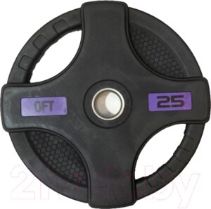 Диск для штанги Original FitTools FT-2HGP-25