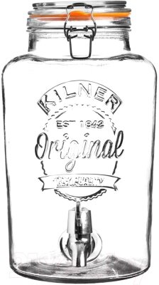 Диспенсер для напитков Kilner Clip Top K-0025.405V от компании Бесплатная доставка по Беларуси - фото 1