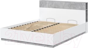 Двуспальная кровать Интерлиния Quartz QZ-К160 с ПМ