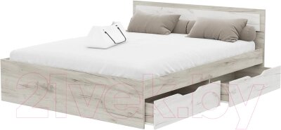 Двуспальная кровать Стендмебель Гармония КР-604 160x200 от компании Бесплатная доставка по Беларуси - фото 1