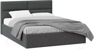 Двуспальная кровать ТриЯ Глосс универсальный тип 1 с ПМ 160x200