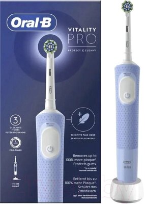 Электрическая зубная щетка Oral-B Vitality Pro D103.413.3BL от компании Бесплатная доставка по Беларуси - фото 1