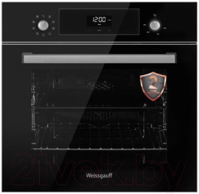 Электрический духовой шкаф Weissgauff EOV 306 SB Black Edition от компании Бесплатная доставка по Беларуси - фото 1