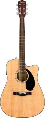 Электроакустическая гитара Fender CD-60SCE Natural от компании Бесплатная доставка по Беларуси - фото 1