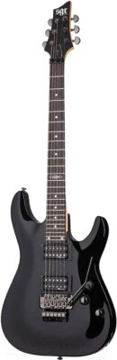 Электрогитара Schecter SGR C-1 FR BLK от компании Бесплатная доставка по Беларуси - фото 1