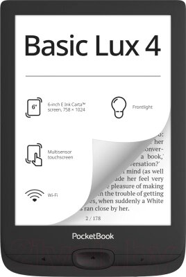 Электронная книга PocketBook 618 Basic Lux 4 / PB618-P-CIS от компании Бесплатная доставка по Беларуси - фото 1