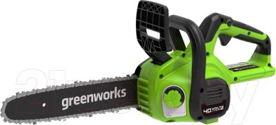 Электропила цепная Greenworks G40CS30IIK2 40V 30см / 2007807UA от компании Бесплатная доставка по Беларуси - фото 1