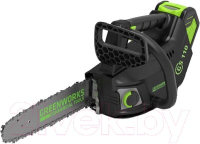 Электропила цепная Greenworks GD40TCS бесщеточная 40V 25см / 2003807 от компании Бесплатная доставка по Беларуси - фото 1