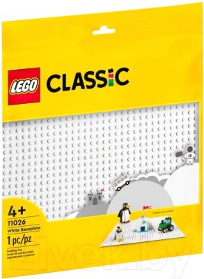 Элемент конструктора Lego Classic Белая базовая пластина 11026 от компании Бесплатная доставка по Беларуси - фото 1