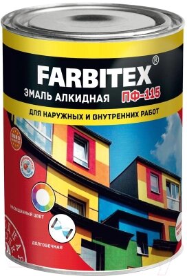 Эмаль Farbitex ПФ-115 от компании Бесплатная доставка по Беларуси - фото 1