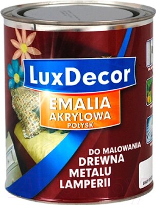 Эмаль LuxDecor Горячий шоколад от компании Бесплатная доставка по Беларуси - фото 1