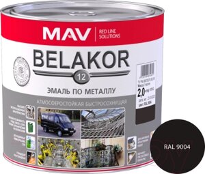 Эмаль MAV Belakor-12 Ral 9004