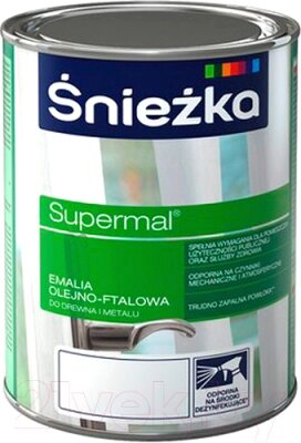 Эмаль Sniezka Supermal Emalia Olejno-Ftalowa от компании Бесплатная доставка по Беларуси - фото 1