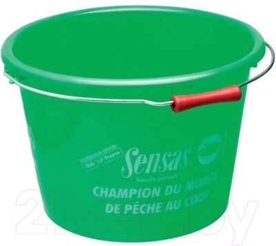 Емкость для прикормки Sensas Green Bucket / 06035 от компании Бесплатная доставка по Беларуси - фото 1