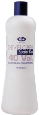 Эмульсия для окисления краски Lisap Developer Spezial Blu 40 vol голубой 12% от компании Бесплатная доставка по Беларуси - фото 1