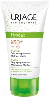 Эмульсия солнцезащитная Uriage SPF50+ Hyseac Fluide от компании Бесплатная доставка по Беларуси - фото 1