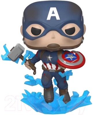 Фигурка коллекционная Funko Marvel Avengers Endgame Capt A w/BrokenShield&Mjolnir 45137 от компании Бесплатная доставка по Беларуси - фото 1