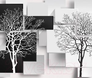 Фотообои листовые Citydecor Дерево инь-янь 3D