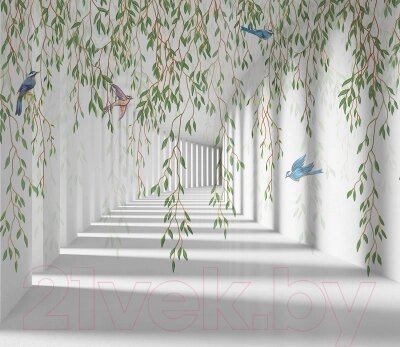 Фотообои листовые Citydecor Flower Tunnel 3D 1 от компании Бесплатная доставка по Беларуси - фото 1