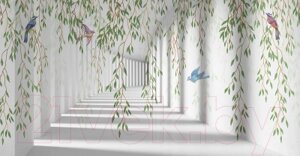 Фотообои листовые Citydecor Flower tunnel 3d 1