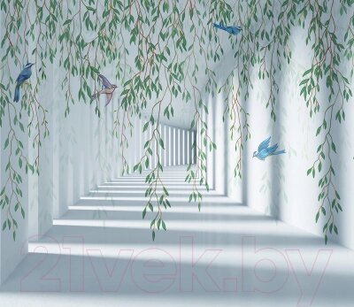 Фотообои листовые Citydecor Flower Tunnel 3D 2 от компании Бесплатная доставка по Беларуси - фото 1