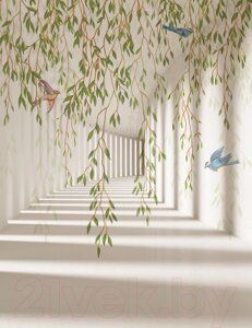 Фотообои листовые Citydecor Flower Tunnel 3D 4