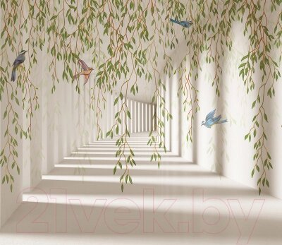 Фотообои листовые Citydecor Flower Tunnel 3D 4 от компании Бесплатная доставка по Беларуси - фото 1